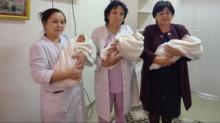 Боёвутда уч эгизак — бир ўғил, икки қиз туғилди