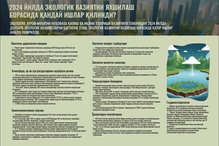 2024-жылы экологиялық жағдайды жақсылаў бойынша қандай жумыслар әмелге асырылды?