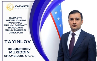 Koʻchmas mulkni baholash markaziga direktor tayinlandi