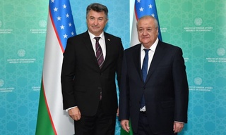 Абдулазиз Камилов Хорватия ва Эстониянинг янги тайинланган элчиларини қабул қилди