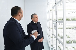 Shavkat Mirziyoyev visits Sag Agro LLC in Samarkand