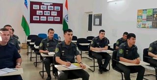A group of military specialists from Uzbekistan are upgrading their skills in Indian educational institutions