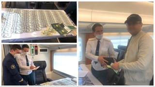 «Афросиёб» поездида унутиб қолдирилган 9 минг долларга яқин пул эгасига қайтарилди