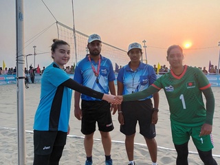 Бангладешда соҳил волейболи бўйича халқаро мусобақа ҳал қилувчи палласи бошланди