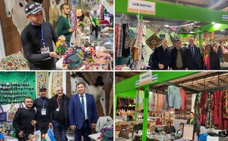 Мастера-ремесленники Узбекистана участвуют в международной ярмарке, проходящей в Италии