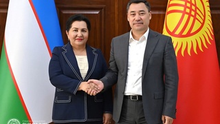 Oliy Majlis Senati Raisi Qirgʻiziston Respublikasi Prezidenti bilan uchrashdi