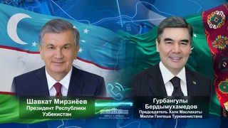 The President of Uzbekistan, Chairman of the Halk Maslakhaty of the Milli Gengesh of Turkmenistan hold a phone call