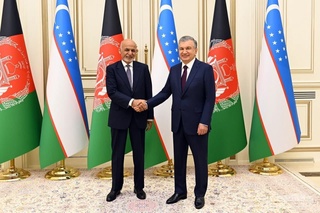 President of Uzbekistan meets with the President of Afghanistan