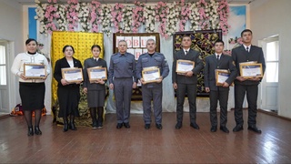 Начальник Академии МВД встретился с учащейся молодежью академического лицея МВД Навоийской области