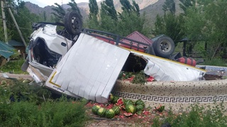 “Qamchiq”da ISUZUning tormoz qismi ishdan chiqqan