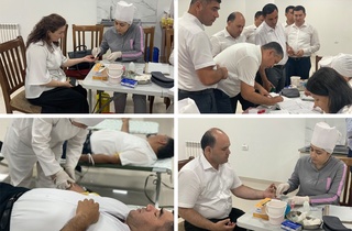 “Мадад бўл” шиори остида донорлик акцияси ўтказилди