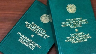 Жиноят кодекси мусодара тўғрисидаги моддалар билан тўлдирилмоқда