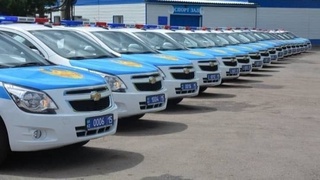 86 автомобилей «Chevrolet Cobalt» передали казахстанским полицейским