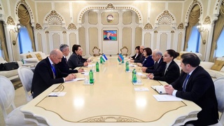 На состоявшейся в рамках визита встрече с Председателем парламента Азербайджана обсуждались перспективные планы