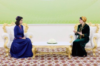 Saida Mirziyoyeva met with Oguljahan Atabayeva