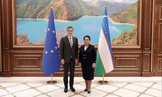 Сенатда Европарламент делегацияси билан учрашув бўлиб ўтди