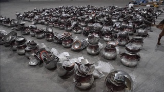 В Сурхандарьинской области выявлена крупная партия наркотиков, спрятанная в казанах