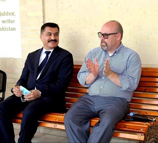 Talabalar amerikalik olim Mark Riz bilan uchrashdi