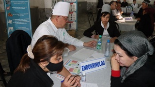 Қашқадарияда «Денсаулық сейілі» жалғасын табуда