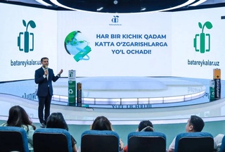 В Узбекистане стартовал экологический проект по безопасной утилизации батареек