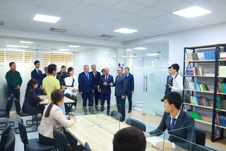 Тошкент молия институтининг замонавий ўқув биноси фойдаланишга топширилди