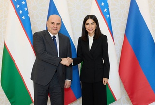 Саида Мирзиёева провела встречу с Председателем Правительства Российской Федерации Михаилом Мишустиным
