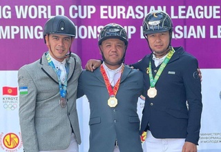 Весь комплект наград второго этапа Кубка мира по конкуру завоевали наши соотечественники