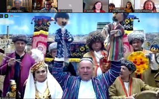 Хоразм халқ қўғирчоқ театри гуруҳи Лондон ва Нью-Йоркдаги болажонлар учун онлайн спектакль намойиш қилди