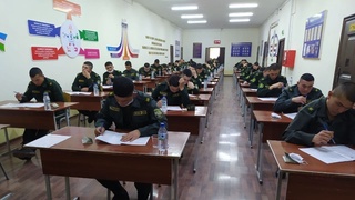 Мудофаа вазирлигига қарашли ҳарбий қисмларда тест синовлари якунланди