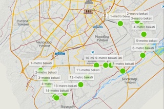 Тошкент метросининг 19 бекатини номлаш бўйича сўровнома ўтказиляпти