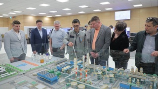 Представители профсоюза работников химической, горнодобывающей и нефтяной промышленности Беларуси посетили завод «Uzbekistan GTL»