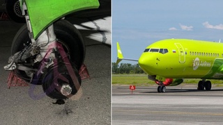 Fargʻona aeroportida bir samolyotning gʻildiragi chiqib ketdi