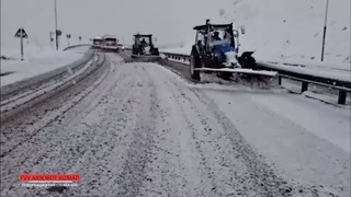 Ayni vaqtda “Qamchiq” dovonida qor yogʻmoqda