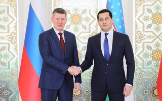 The discussion on issues of multifaceted cooperation between Uzbekistan and Russia