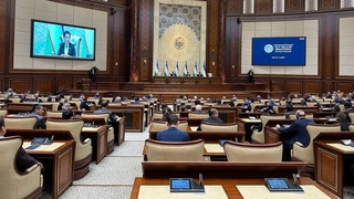 Тридцать восьмое пленарное заседание Сената Олий Мажлиса начало свою работу