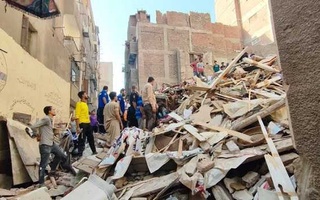 Миср: бинонинг қулаб тушиши оқибатида ҳаётдан кўз юмганлар сони 14 нафарга етди