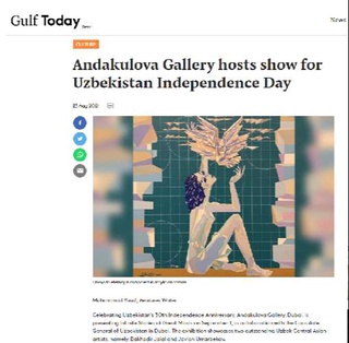 Birlashgan Arab Amirliklarida o‘zbek rassomlarining asarlari namoyish etildi