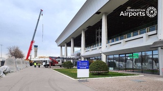 В международном аэропорту «Ташкент» ввели временное ограничение для транспорта и сопровождающих