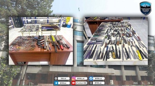 Дар Тошканд дар доираи рейди «Тиғ» дар давоми се ҳафта зиёда аз 1 700 адад силоҳи сард мусодира гардид