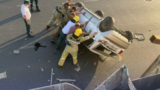 В ГУВД прокомментировали ДТП, произошедшее в Яшнабадском районе