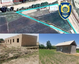 Фермер экин майдонига уй-жой қургани аниқланди