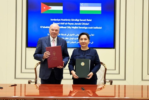 Обсуждены вопросы сотрудничества между верхними палатами парламентов Узбекистана и Иордании