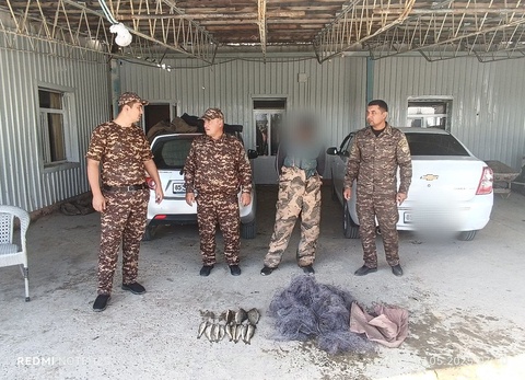 Navoiyda noqonuniy baliq ovlaganlar ushlandi