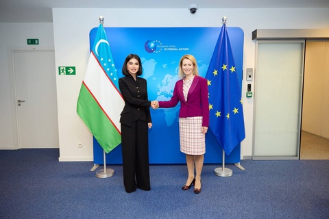 Саида Мирзиёева провела встречу с вице-президентом Еврокомиссии Кайей Каллас