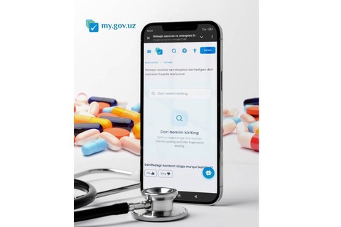 Qaysi dori vositalari retseptsiz berilishini my.gov.uz orqali bilish mumkin