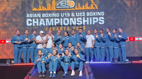 Девушки сборной Узбекистана U23 выиграли шесть золотых медалей чемпионата Азии по боксу