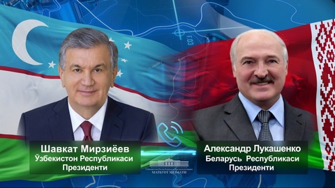 Шавкат Мирзиёев пен Александр Лукашенко телефон арқылы сөйлесті