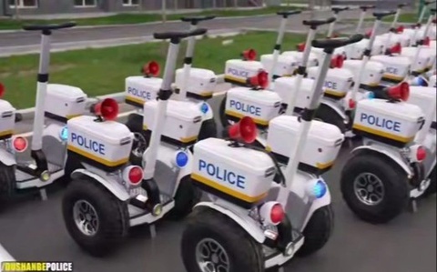 Душанбе кўчаларида электрскутерлар ёрдамида патруль хизмати йўлга қўйилади