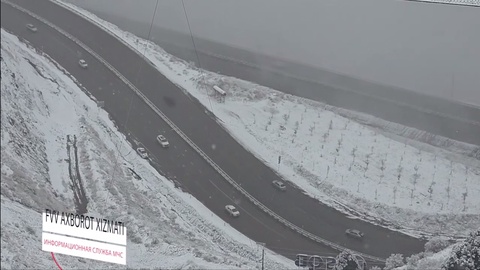 “Qamchiq” dovonida qor yogʻmoqda: favqulodda xizmatlar kuchaytirilgan tartibda ishlayapti