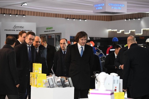 Gruziya Bosh vaziriga Texnoparkda ishlab chiqarilayotgan mahsulotlar namoyish etildi